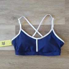 NWT All In Motion Simplicity Padded Sports Bra Blue Size M