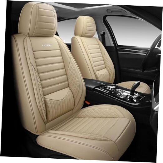 Faux Leather Front Car Seat Covers,Leatherette Automotive Vehicle Cushion