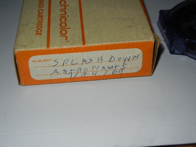 VINTAGE TECHNICOLOR 8 MAGI-CARTRIDGE 07/24/1969 APOLLO 11 SPLASHDOWN HOME MOVIE
