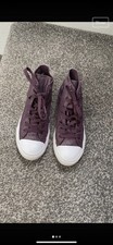 Glitter Purple And White Converse All stars purpose Pumps 