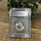 1963D UNC  SILVER WASHINGTON QUARTER ICG 25C