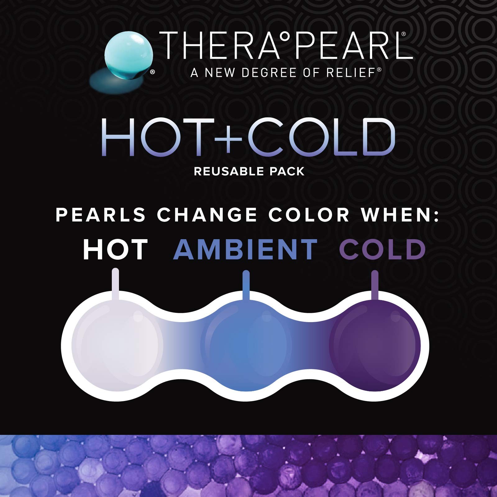 -14070 Color Changing Reusable Hot Cold Pack with Strap, Sports Size ...