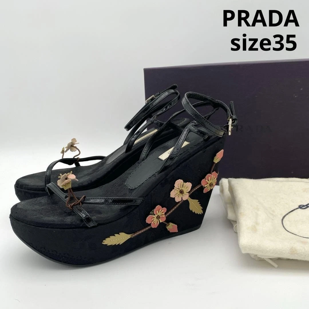 PRADA Flowers Sandals for Women for sale | eBay