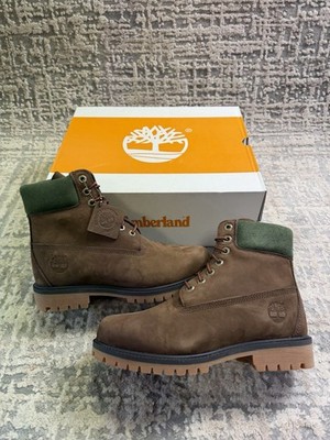 Größe 6,5 - Timberland Heritage Waterproof dunkelbraun Nubuk 