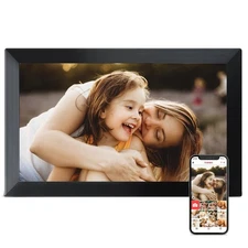 Digital Picture Frame WiFi, 15.6 Inch Frameo Digital Photo Frame, 32GB Memory...