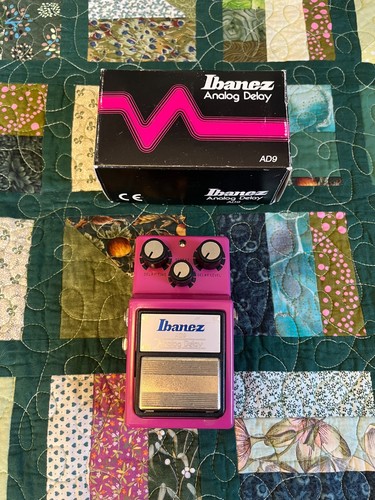 Ibanez AD-9 Anolog Delay Guitar Effect Pedal, Perfect Working Condition