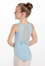 New with tag Weissman Kids Cotton Rhinestone Leotard size MC