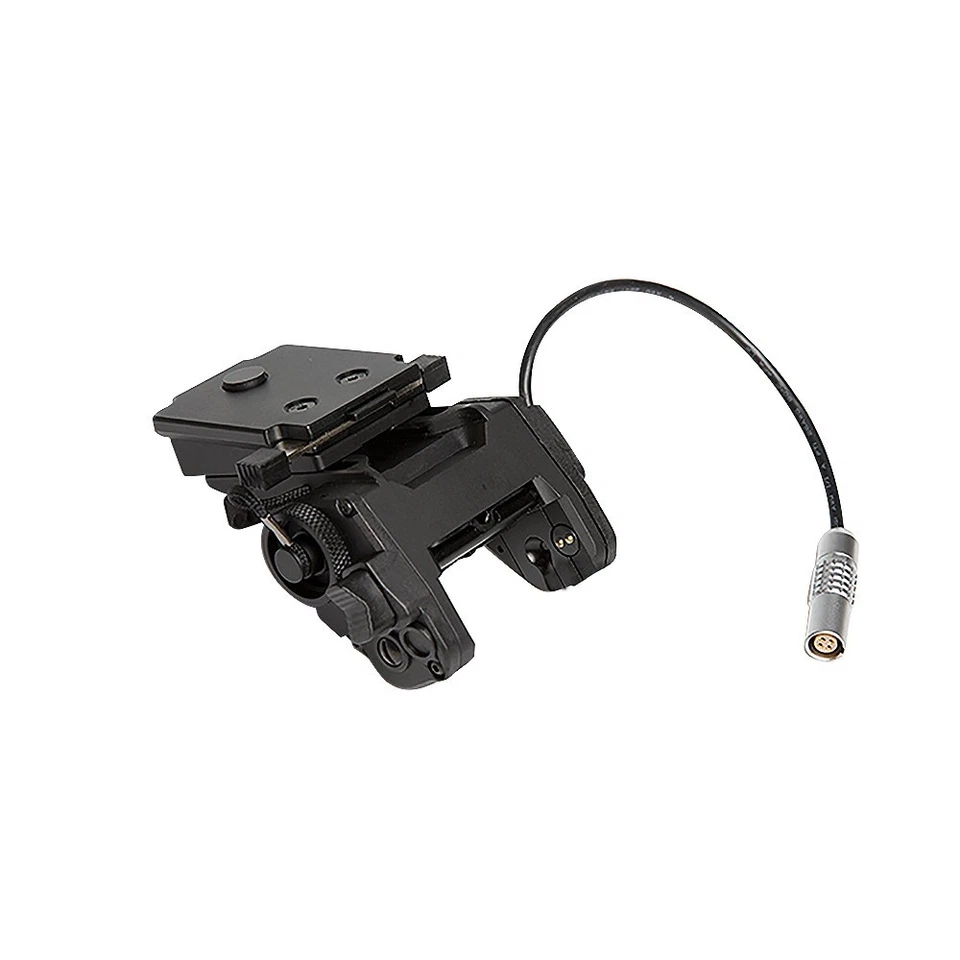 Montaje táctico GSGM NVG con placa adaptadora de cubierta de casco para visión nocturna ANVIS Foto 4 de 4