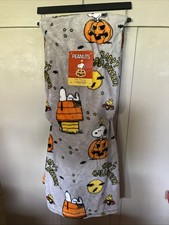 Peanuts Happy Halloween Pet Throw By Berkshire 60" x 70" Fleece Blanket Pumpkin