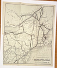1882 New York Central and Utica & Black River RR & St. Lawrence Steamboat Map — photo 1