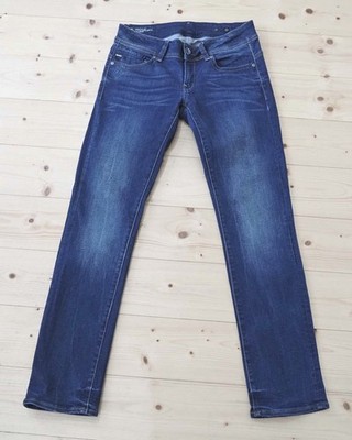 G-Star Midge Saddle Mid Straight WMN Hüfthose W30 L32 Damen Denim T523
