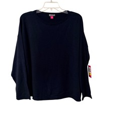 Vince Camuto Black Long Sleeve Pullover Women s Sweater Size L Soft Blend. NWT