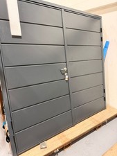 Clearance Anthracite 1/2 x 1/2 garage door 1 left in stock supply only
