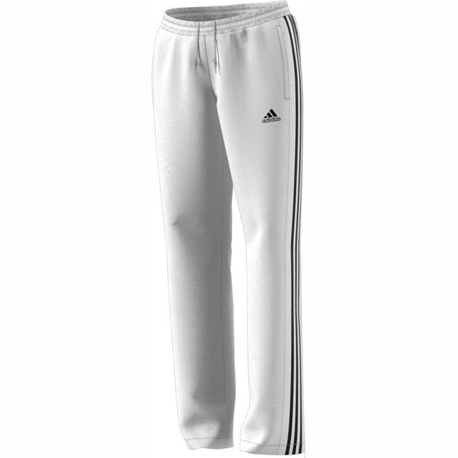 ADIDAS T16 CLIMALITE TEAM PANTS WHITE BLACK Sz M - RRP £49 image 3