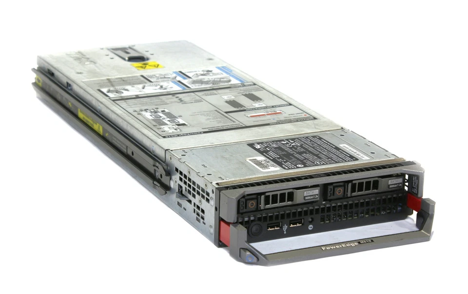 Dell Poweredge M610 Blade Server Chassis x2 Xeon X5680 3.3GHz 96GB RAM No HDD/OS - Image 2 of 4