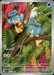 Panpour 101/086 SV: Black Bolt Illustration Rare Holo