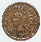 Indian Head Penny Lot of "1" VERY NICE 1900 GOOD OR BETTER°$ FREE SHIPPING $#665