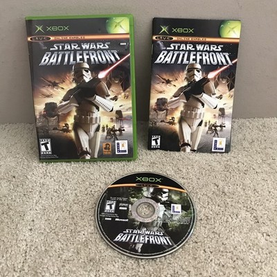 Star Wars: Battlefront (Microsoft Xbox, 2005) CIB Complete Black Label