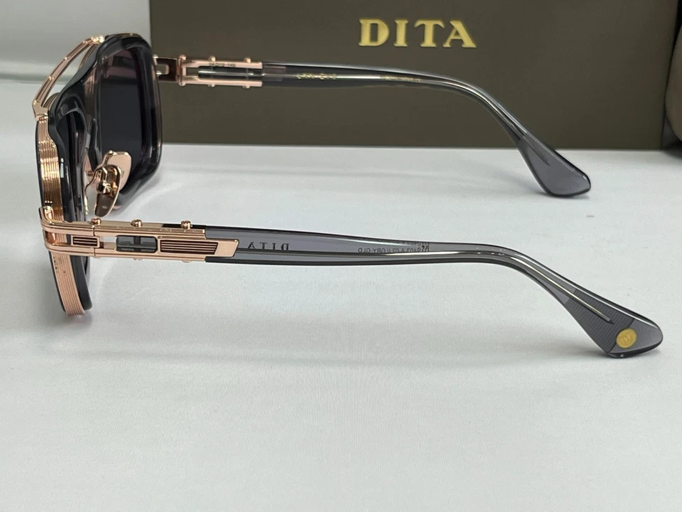 Gafas de sol LXN-EVO DT DTS403-ROV-GRY-57 gris mate/dorado metal lentes azules Foto 4 de 4