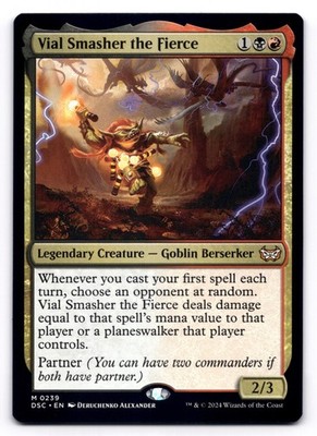 Vial Smasher the Fierce NM Commander: Duskmourn: House of Horror 239 MTG Regular
