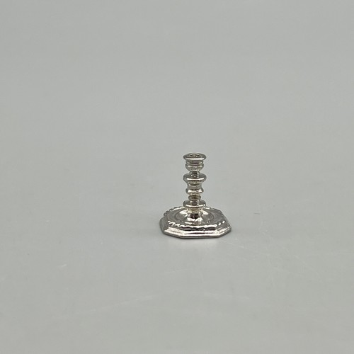 EUGENE KUPJACK Artisan STERLING SILVER Candlestick Holder 311 MINIATURE DOLLHOUS - Picture 4 of 13