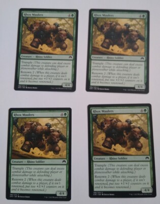 MTG ORIGINS RHOX MAULERS COMMON X4