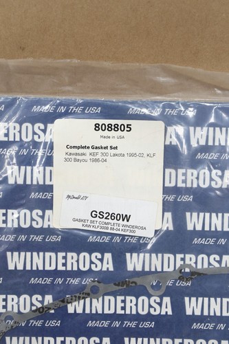 1995-2002 Kawasaki Bayou 300 Lakota 300 Complete Top Bottom End Gaskets Kit - Picture 2 of 3