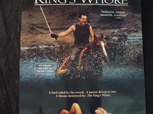 Póster de película KINGS WHORE TIMOTHY DALTON original 1992 promoción de tienda de videos - Imagen 5 de 10