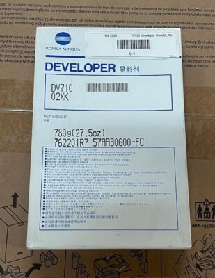 Genuine OEM Konica Minolta 02XK Black Developer