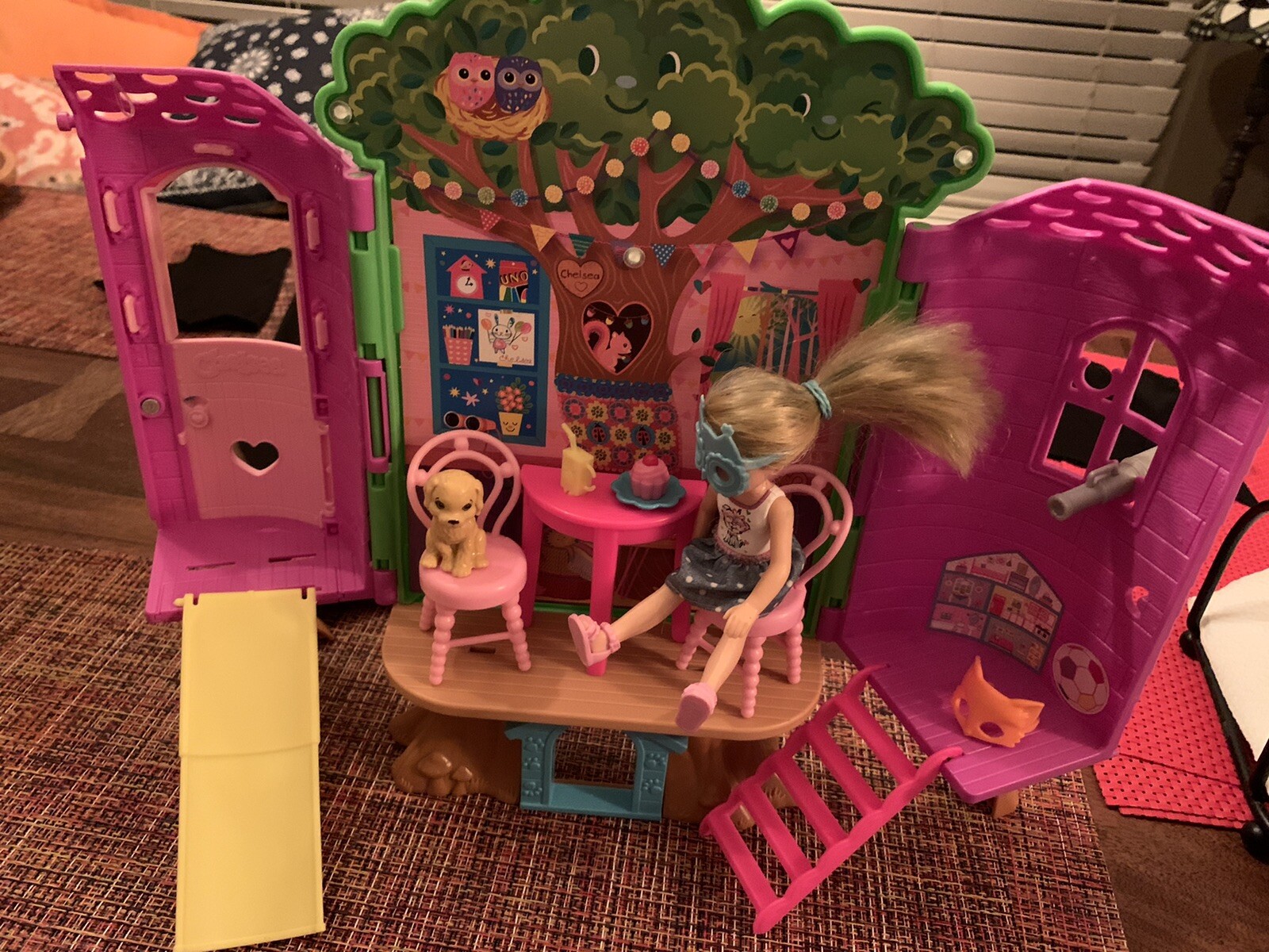 chelsea barbie treehouse