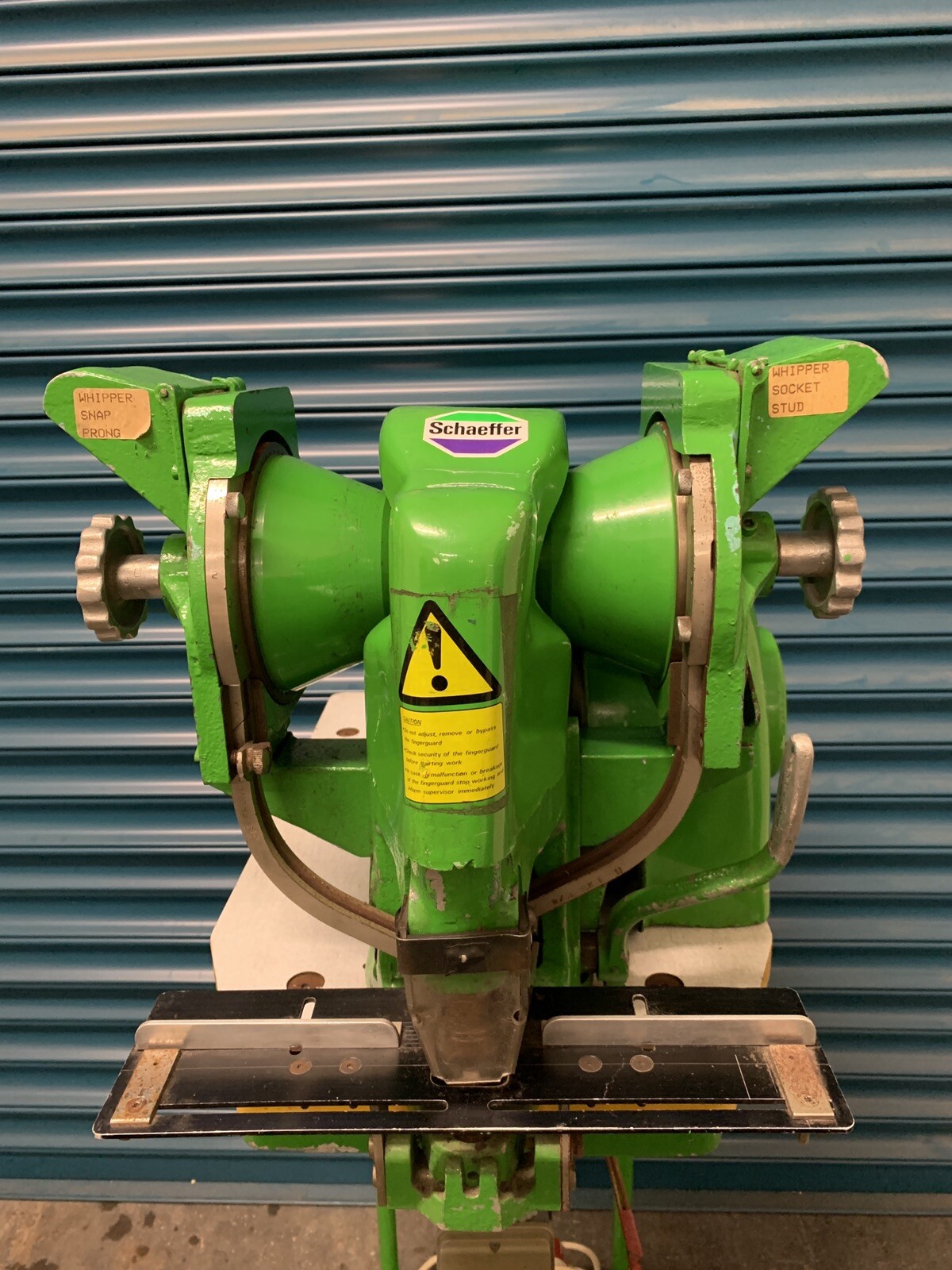 Schaeffer Scovill Automatic Press Stud Button Machine Snap Rivet