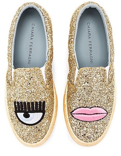 Chiara Ferragni Glitter Sneakers - Gem
