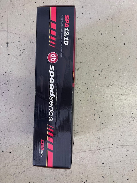DB Drive 1200 WATT AMPLIFIER SPA12.1D ONE OHM STABLE & AMPLIFIER