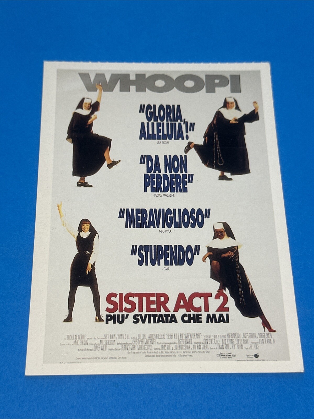 SISTER ACT 2 - Locandina Poster - Vintage Versione Ufficiale