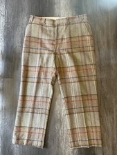 Vintage Orvis Worsted Wool Plaid Pants M36