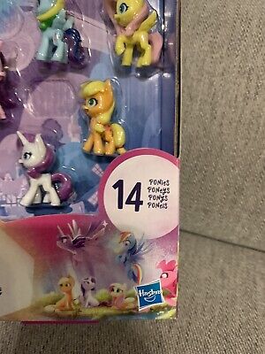  My Little Pony Friendship Shine 14 Mini Pony Figure Collection  : Toys & Games