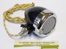 Willys Cj2a Parking Marker Light With Chrome Bezel. Passenger Side High Quality.