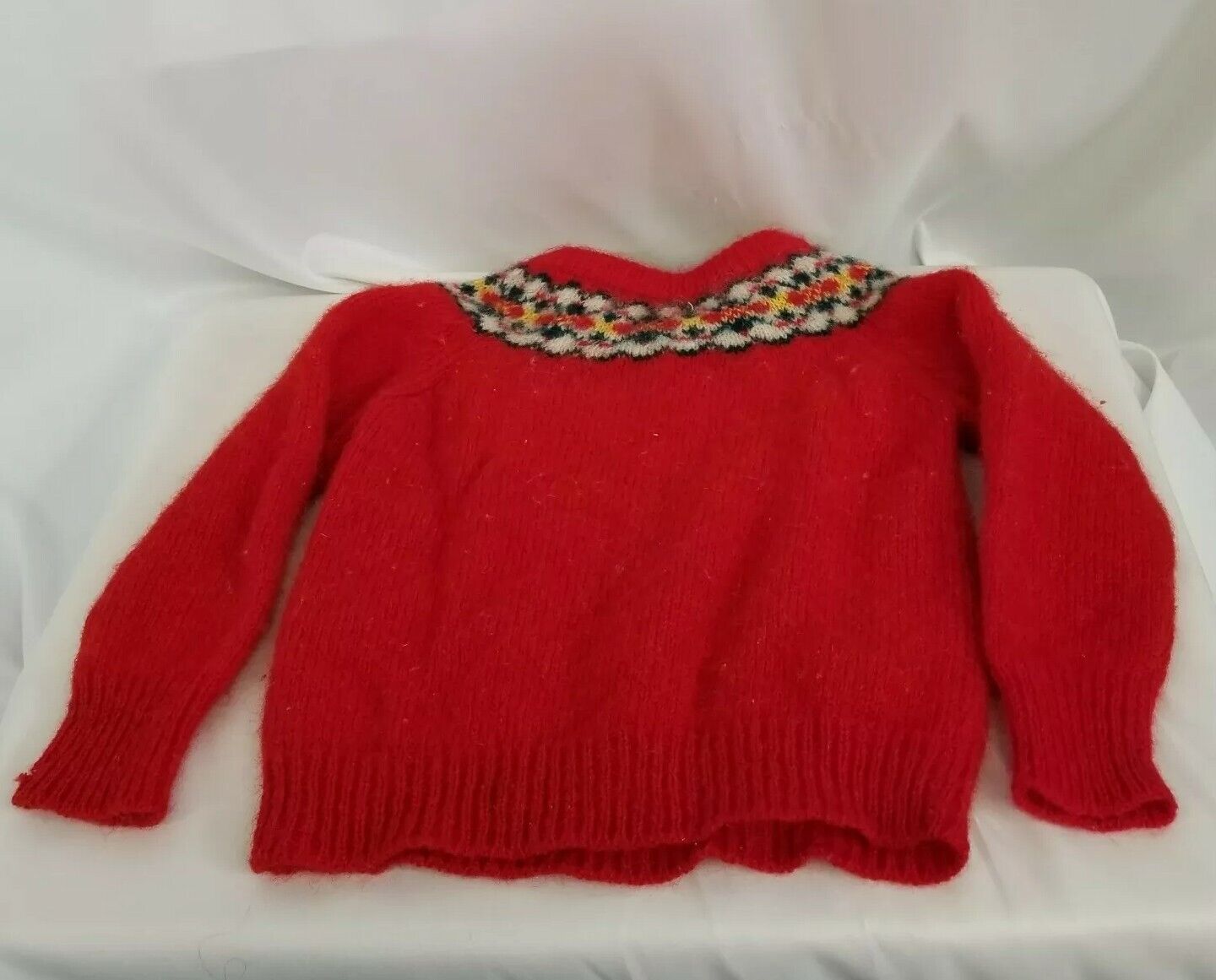 Vintage Royal Mile Edinburgh Red Scottish Wool Fa… - image 4