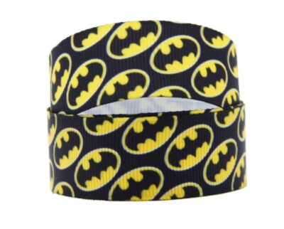 `7/8 INCH 22mm GROSGRAIN RIBBON Hair Bow Supplies 1013719 Batman ...