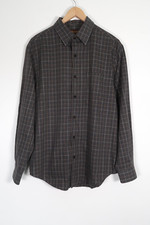 Mens TIMERLAND Check Shirt Long Sleeve Size Medium Limited Collection