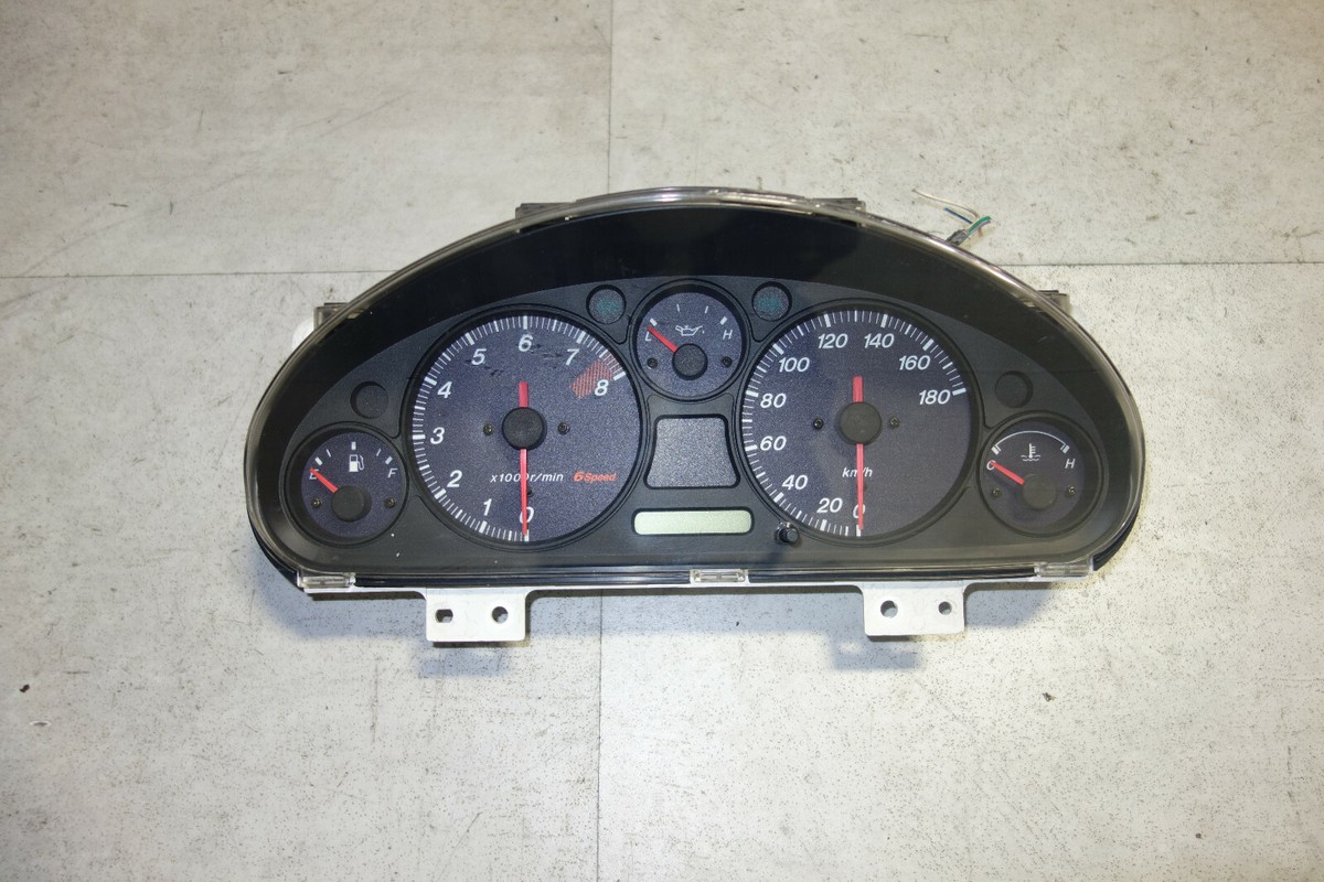 JDM Mazda Miata MX-5 NB Gauge Cluster 6-Speed MT Speedometer MX5