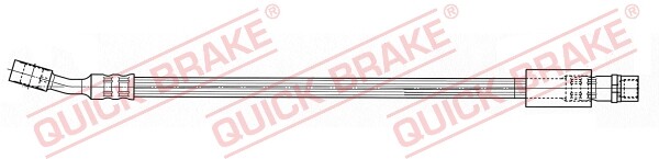 Quick Brake 59.301 Brake Hose For Opel Vauxhall-image