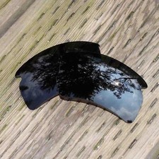 Walleva Black Mr.Shield Polarized Replacement Lenses for Oakley Flak 2.0 XL