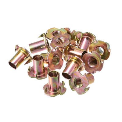 Kit 20 Dadi A T Caianwin M10 Con Inserti In Acciaio Carbonio - Per Mobili E Lavori Di Falegnameria - Foto 3