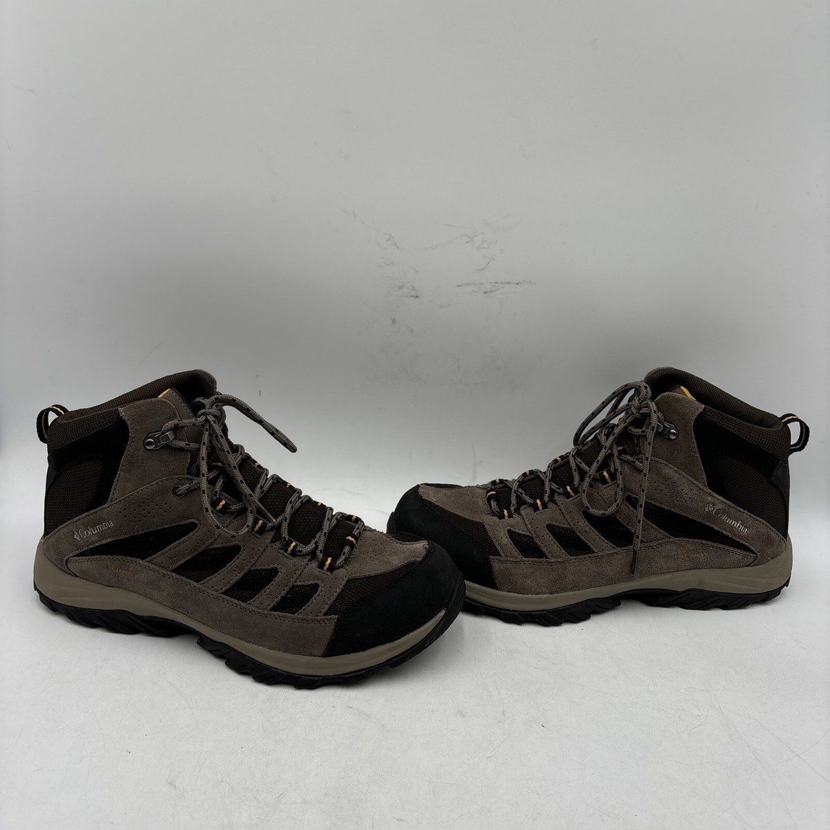 Columbia Crestwood Cordovan/Squash Mid Waterproof Hiking 