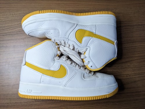 Womens Nike Air Force 1 Sculpt Phantom/Yellow/Sail Sneakers Sz 8 DC3590-001