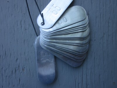 Aluminum tags numeric 22 total monitoring research