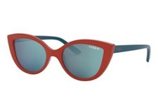 Vogue Jr Sunglasses Cat Eye Kids VJ 2003 27756J Red Blue  Yellow Case Girls 48