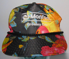 1990s Vintage Monfort Greeley Company Hawaiian Fruit SNAPBACK TRUCKER HAT CAP CO