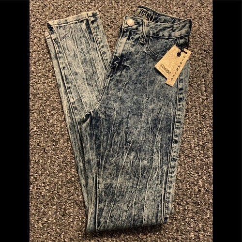 High Rise Acid Wash Jeggings Jeans Size 